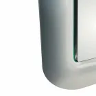 Designspiegel met glazen frame met kristaleffect Made in Italy - Lus Viadurini