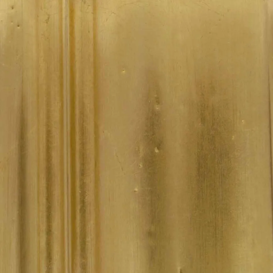 Handgemaakte fir wood wandspiegel in goud, zilver in Italië Francesco Viadurini