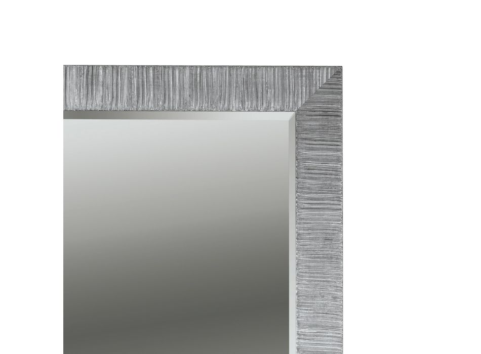 Rechthoekige spiegel met grondspiegel Made in Italy - Bacco Viadurini
