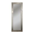 Rechthoekige spiegel in zilver/bladgoud Made in Italy - Anna