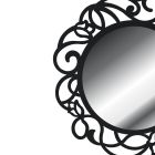 Ronde spiegel met opengewerkt patroon Made in Italy - Ferona Viadurini