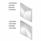 Modulaire wandspiegel met concave en convexe spiegels gemaakt in Italië - allergie Viadurini