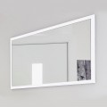 Rechthoekige wandspiegel met wit of antraciet frame - Emanuelito
