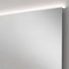 Badkamerspiegel met een modern design LED-licht met berijpte randen Veva Viadurini