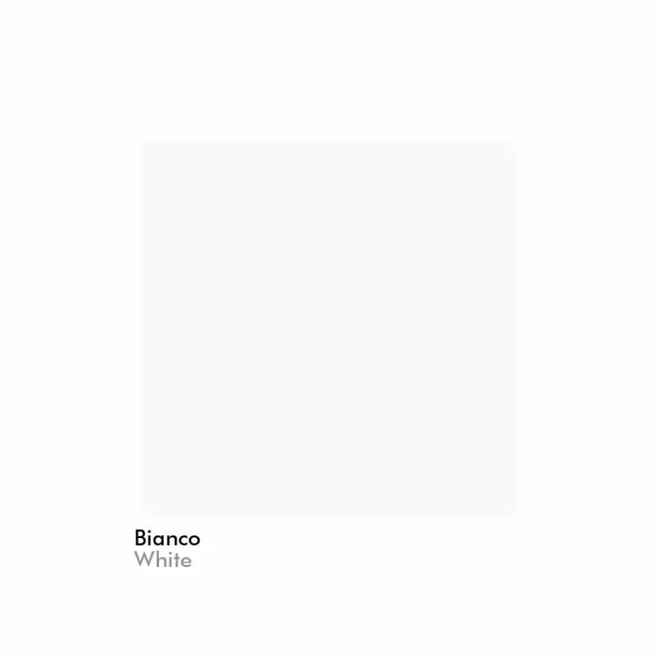 Badkamerspiegel van imitatie aluminium met achtergrondverlichting Made in Italy - Palau Viadurini