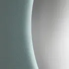 Minimale badkamerspiegel met ronde wand en 4000K LED-licht Made in Italy - Roteo Viadurini