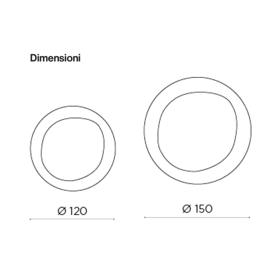 Bronzen spiegel met frame van rookglas, gemaakt in Italië - Anselma Viadurini