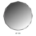 Diamantgeëtste spiegel met afgeschuinde rand - Excelsior Viadurini