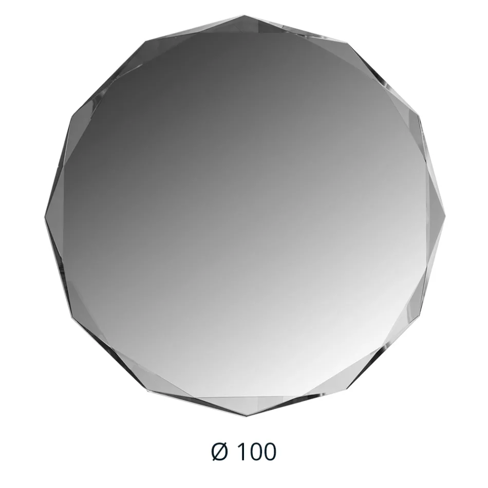 Diamantgeëtste spiegel met afgeschuinde rand - Excelsior Viadurini