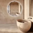 Diamantgeëtste spiegel met afgeschuinde rand - Excelsior Viadurini