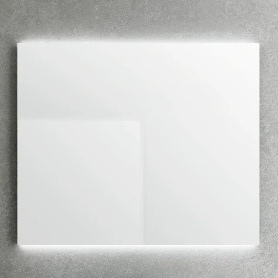 Spiegel met achtergrondverlichting aan horizontale zijden Made in Italy - Sigmund Viadurini