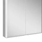 Wandspiegel in aluminium met LED-verlichting - Demon Viadurini