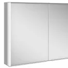 Wandspiegel in aluminium met LED-verlichting - Demon Viadurini