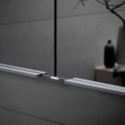 Wandspiegel in aluminium met LED-verlichting - Demon Viadurini