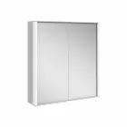 Wandspiegel in aluminium met LED-verlichting - Demon Viadurini