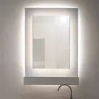 Driekleurige plexiglas wandspiegelkast, gemaakt in Italië - Kiran Viadurini