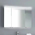 Mirror kabinet LED-verlichting met 3 deuren, modern design, Carol Viadurini