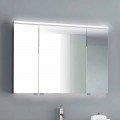 Mirror kabinet LED-verlichting met 3 deuren, modern design, Carol