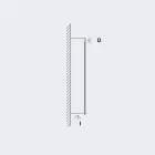 Mirror kabinet LED-verlichting met 3 deuren, modern design, Carol Viadurini