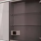 Spiegel LED-pakket met 2 deuren modern design ingebouwd, Adele Viadurini