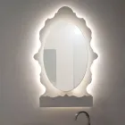 Spiegelkast van plexiglas met achtergrondverlichting, gemaakt in Italië - Leira Viadurini