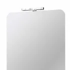 Wand-badkamerspiegel met modern design LED-lamp Made in Italy - Guido Viadurini