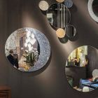 Een muur spiegel 100% Made in Italy hedendaags design Aldo Viadurini