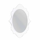 witte muur spiegel ontwerp Joy frame versierd, made in Italy Viadurini