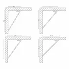 Wandspiegel met deur die open kan en kapstokken Made in Italy - Boro Viadurini