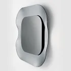 Wandspiegel met frame van gefuseerd glas, gemaakt in Italië - Adored Viadurini