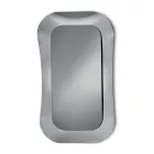 Wandspiegel met frame van gefuseerd glas, gemaakt in Italië - Adored Viadurini