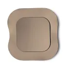 Wandspiegel met frame van gefuseerd glas, gemaakt in Italië - Adored Viadurini