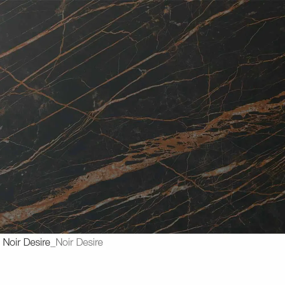 Wandspiegel met houten of keramische inzet Made in Italy - Montecarlo Viadurini