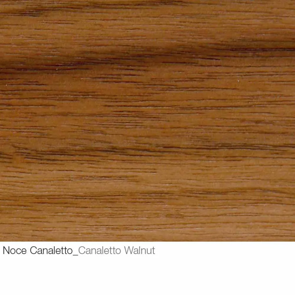 Wandspiegel met houten of keramische inzet Made in Italy - Montecarlo Viadurini