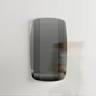 Wandspiegel met structuur in zwart geverfd hout Made in Italy - Arya Viadurini