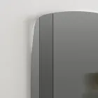 Wandspiegel met structuur in zwart geverfd hout Made in Italy - Arya Viadurini