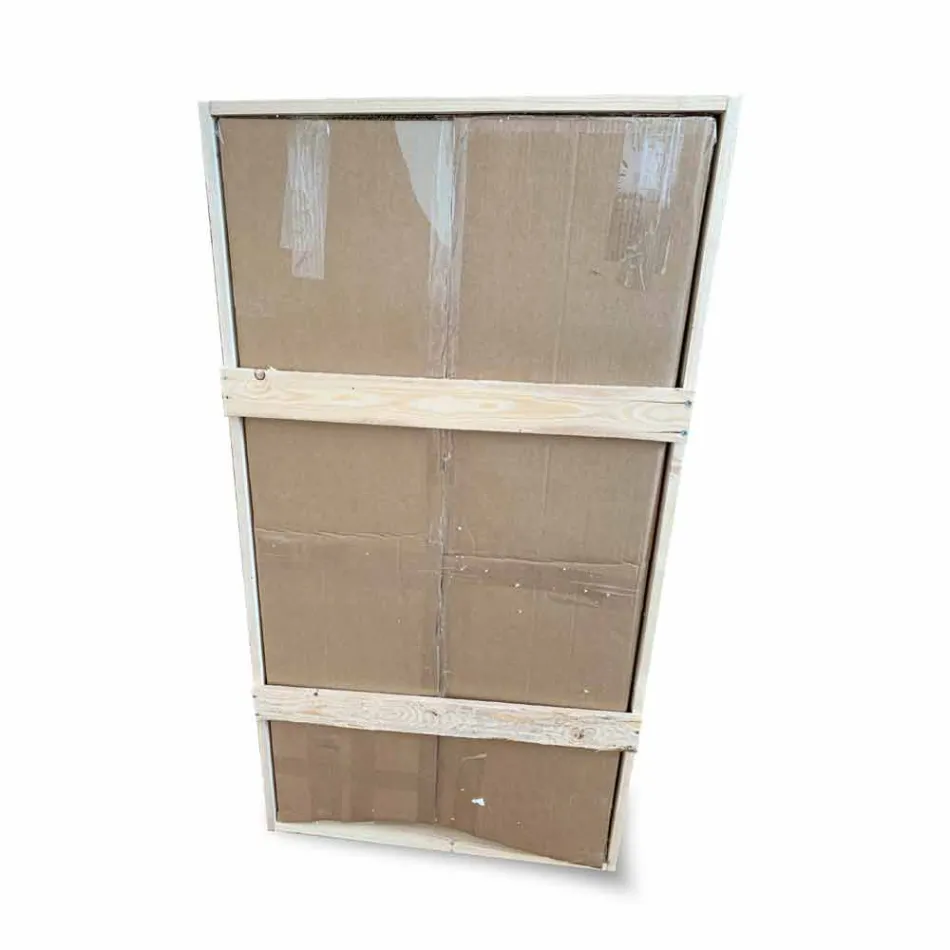 Wandspiegel met aluminium frame en LED-licht Made in Italy - Chik Viadurini