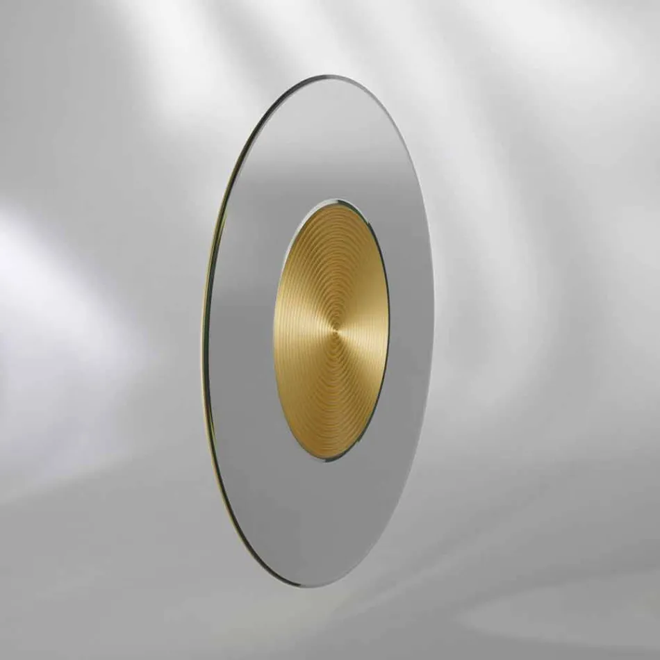 ontwerpermuur spiegel met MDF drager Malva Viadurini