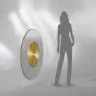 ontwerpermuur spiegel met MDF drager Malva Viadurini