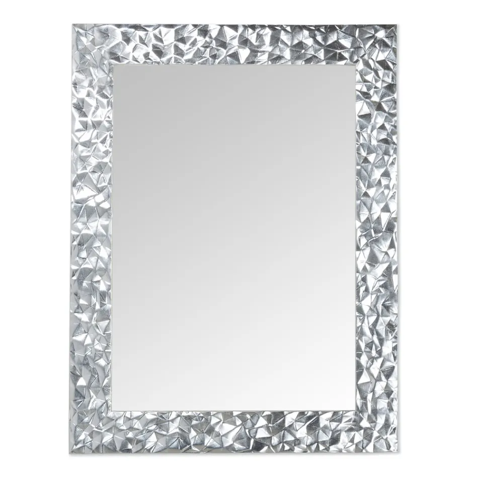 Wandspiegel in met de hand gedecoreerd hout Made in Italy - Niagara Viadurini