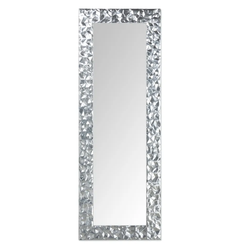 Wandspiegel in met de hand gedecoreerd hout Made in Italy - Niagara Viadurini