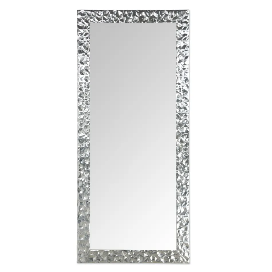 Wandspiegel in met de hand gedecoreerd hout Made in Italy - Niagara Viadurini