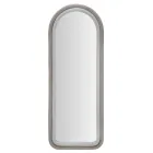 Met fluweel beklede MDF-wandspiegel met gebogen blad - Jessica Viadurini