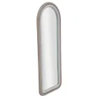 Met fluweel beklede MDF-wandspiegel met gebogen blad - Jessica Viadurini