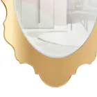 Plexiglas wandspiegel met gouden of zilveren frame, gemaakt in Italië - Ariele Viadurini