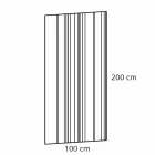 Rechthoekige wandspiegel van modern design Made in Italy - Koriander Viadurini