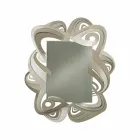 Moderne rechthoekige ijzeren wandspiegel Made in Italy - Penny Viadurini