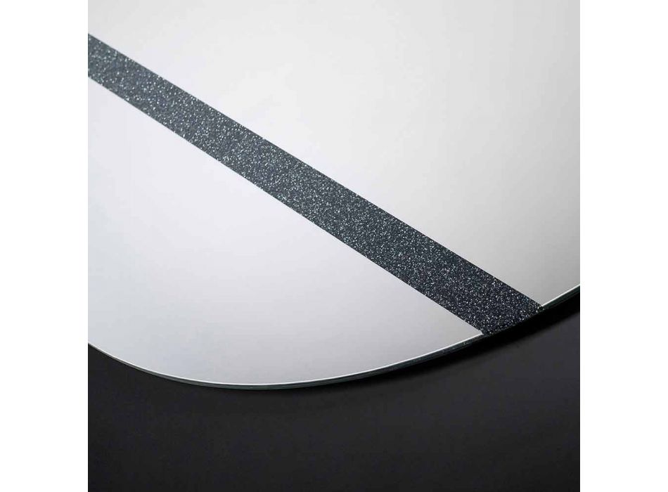 Ronde muur spiegel modern ontwerp 100% Made in Italy Athos Viadurini