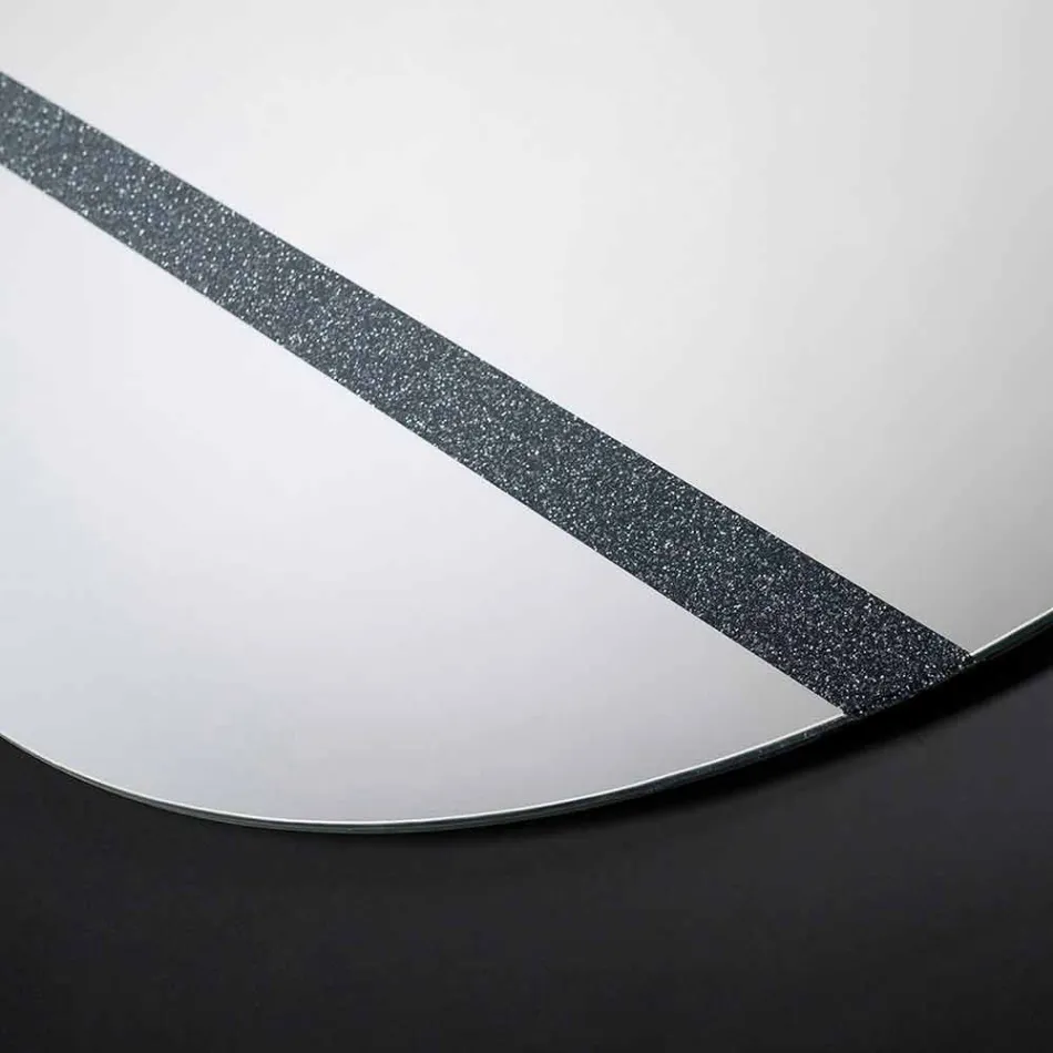 Ronde muur spiegel modern ontwerp 100% Made in Italy Athos Viadurini