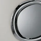 Vormgegeven wandspiegel met gebogen frame, gemaakt in Italië - Babila Viadurini